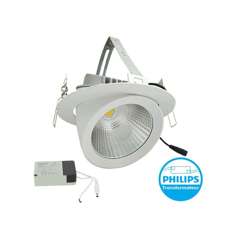 Eclairage Design - Foco empotrable Snail Pro giratorio COB 35W | Temperatura de color: Blanco cálido 3000K
Eclairage Design - Foco empotrable Snail Pro giratorio COB 35W | Temperatura de color: Blanco cálido 3000K