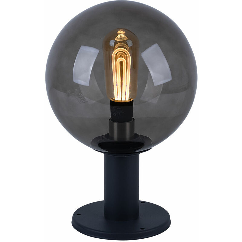 Foco exterior para caminos, antracita, zócalo, lámpara de jardín, color humo, IP44 a prueba de salpicaduras, bola de cristal, óptica ahumada, 1
Foco exterior para caminos, antracita, zócalo, lámpara de jardín, color humo, IP44 a prueba de salpicaduras, bola de cristal, óptica ahumada, 1