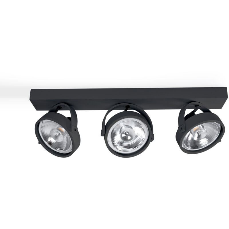 Barcelona Led - Foco LED triple de superficie 'IRIS' para bombilla AR111 GU10 | Negro
Barcelona Led - Foco LED triple de superficie 'IRIS' para bombilla AR111 GU10 | Negro