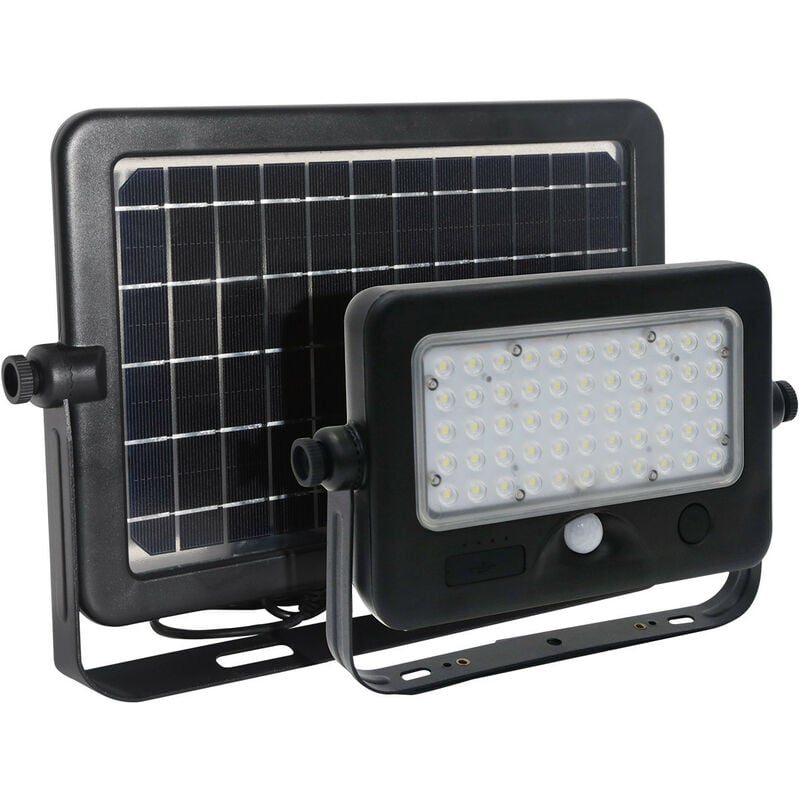 Foco Proyector LED Solar 10W con Sensor de Movimiento PIR y Crepuscular Panel por Separado Blanco Neutro 4000K - Blanco Neutro 4000K
Foco Proyector LED Solar 10W con Sensor de Movimiento PIR y Crepuscular Panel por Separado Blanco Neutro 4000K - Blanco Neutro 4000K