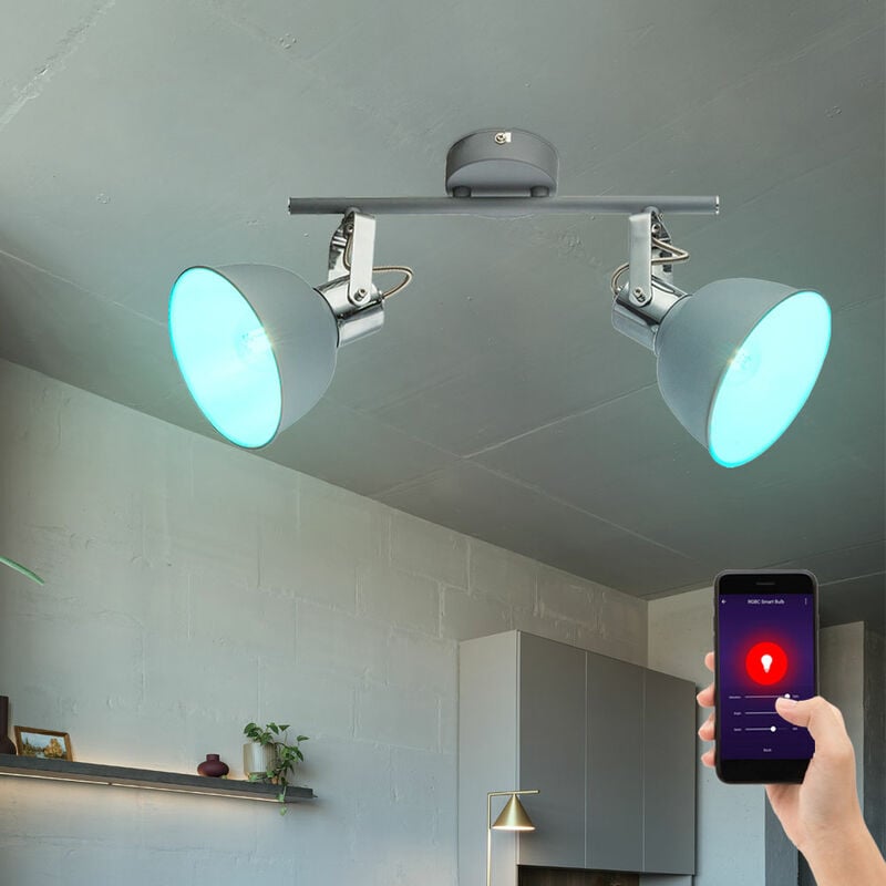 Foco de techo lámpara de atenuación móvil para sala de estar CONTROL REMOTO en un juego que incluye lámparas LED RGB
Foco de techo lámpara de atenuación móvil para sala de estar CONTROL REMOTO en un juego que incluye lámparas LED RGB