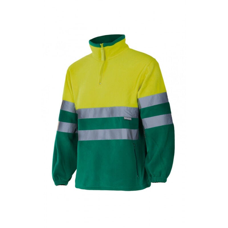 Forro polar bicolor alta visibilidad con puños elásticos Serie 182 | 3XL - Amarillo flúor / Verde caza - Velilla
Forro polar bicolor alta visibilidad con puños elásticos Serie 182 | 3XL - Amarillo flúor / Verde caza - Velilla