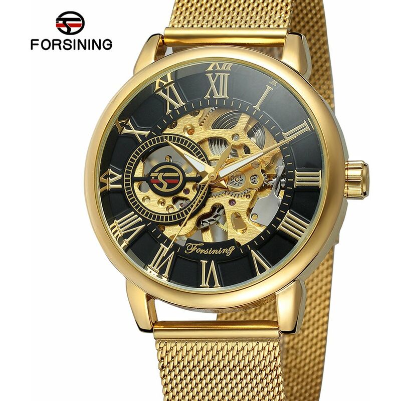 Fashion Relojes para hombres Esqueleto Noctilucente Movimiento mecanico Numeros romanos Impermeable Esfera analogica de negocios Correa de acero
Fashion Relojes para hombres Esqueleto Noctilucente Movimiento mecanico Numeros romanos Impermeable Esfera analogica de negocios Correa de acero