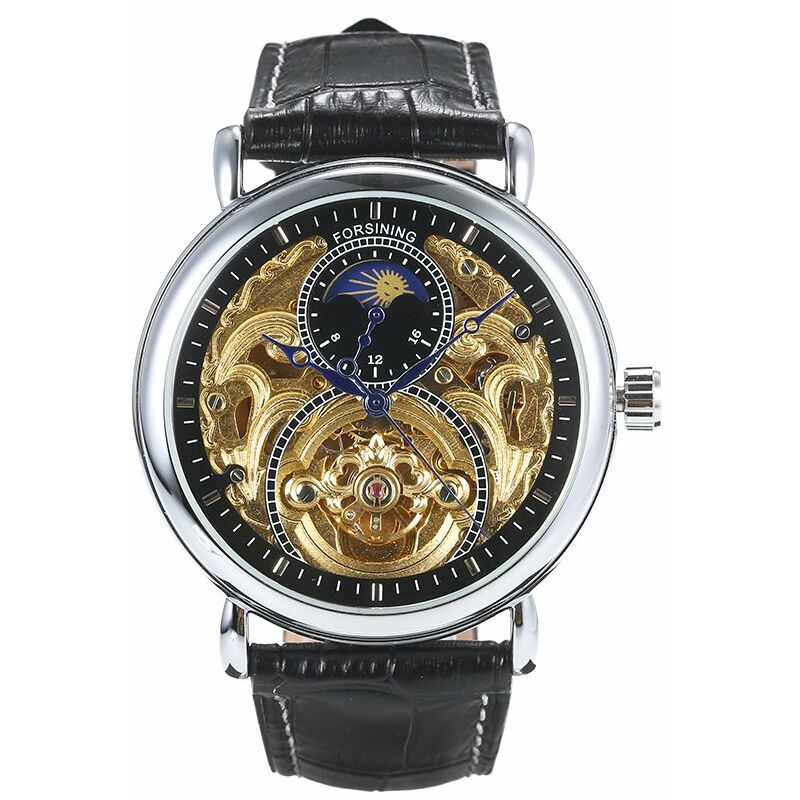 Men Fashion Luxury Hollow Watch Classic Charm Reloj de pulsera mecanico automatico,5# - Forsining
Men Fashion Luxury Hollow Watch Classic Charm Reloj de pulsera mecanico automatico,5# - Forsining