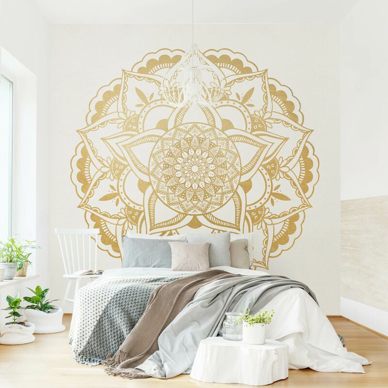 Fotomural - Mandala Flower Gold White - Mural cuadrado Dimensión LxA: 240cm x 240cm
Fotomural - Mandala Flower Gold White - Mural cuadrado Dimensión LxA: 240cm x 240cm