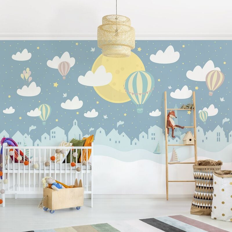 Fotomural - Paris With Stars And Hot Air Balloon - Mural apaisado Dimensión LxA: 290cm x 432cm
Fotomural - Paris With Stars And Hot Air Balloon - Mural apaisado Dimensión LxA: 290cm x 432cm