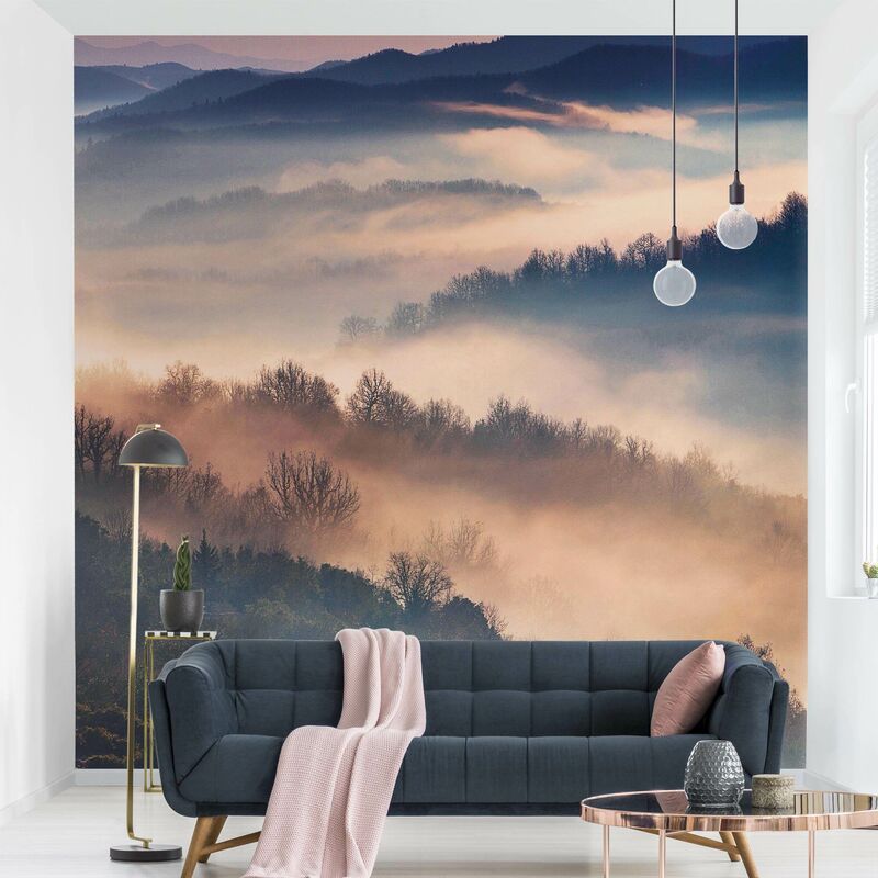 Fotomural Premium - Fog At Sunset - Mural cuadrado Dimensión LxA: 336cm x 336cm Material: Premium
Fotomural Premium - Fog At Sunset - Mural cuadrado Dimensión LxA: 336cm x 336cm Material: Premium