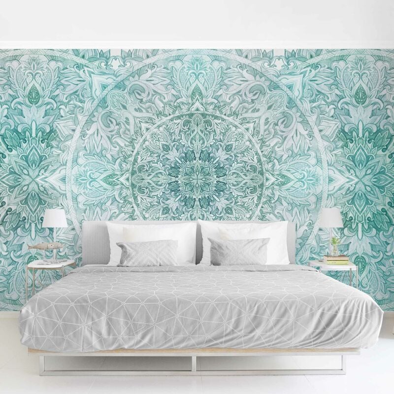 Fotomural Premium - Mandala Watercolor Ornament Pattern Turquoise - Mural apaisado Dimensión LxA: 190cm x 288cm Material: Premium
Fotomural Premium - Mandala Watercolor Ornament Pattern Turquoise - Mural apaisado Dimensión LxA: 190cm x 288cm Material: Premium