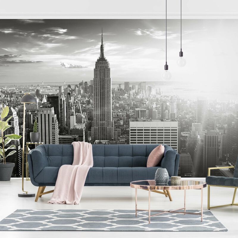 Fotomural Premium - Manhattan Skyline - Mural apaisado Dimensión LxA: 255cm x 384cm Material: Premium
Fotomural Premium - Manhattan Skyline - Mural apaisado Dimensión LxA: 255cm x 384cm Material: Premium