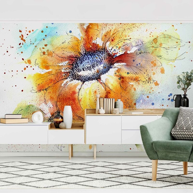 Fotomural Premium - Painted Sunflower - Mural apaisado Dimensión LxA: 225cm x 336cm Material: Premium
Fotomural Premium - Painted Sunflower - Mural apaisado Dimensión LxA: 225cm x 336cm Material: Premium