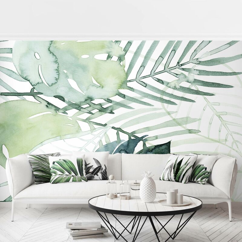 Fotomural Premium - Palm Fronds In Water Color I - Mural apaisado Dimensión LxA: 290cm x 432cm Material: Premium
Fotomural Premium - Palm Fronds In Water Color I - Mural apaisado Dimensión LxA: 290cm x 432cm Material: Premium