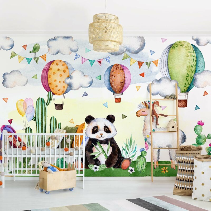 Fotomural Premium - Panda And Watercolor Lama - Mural apaisado Dimensión LxA: 190cm x 288cm Material: Premium
Fotomural Premium - Panda And Watercolor Lama - Mural apaisado Dimensión LxA: 190cm x 288cm Material: Premium
