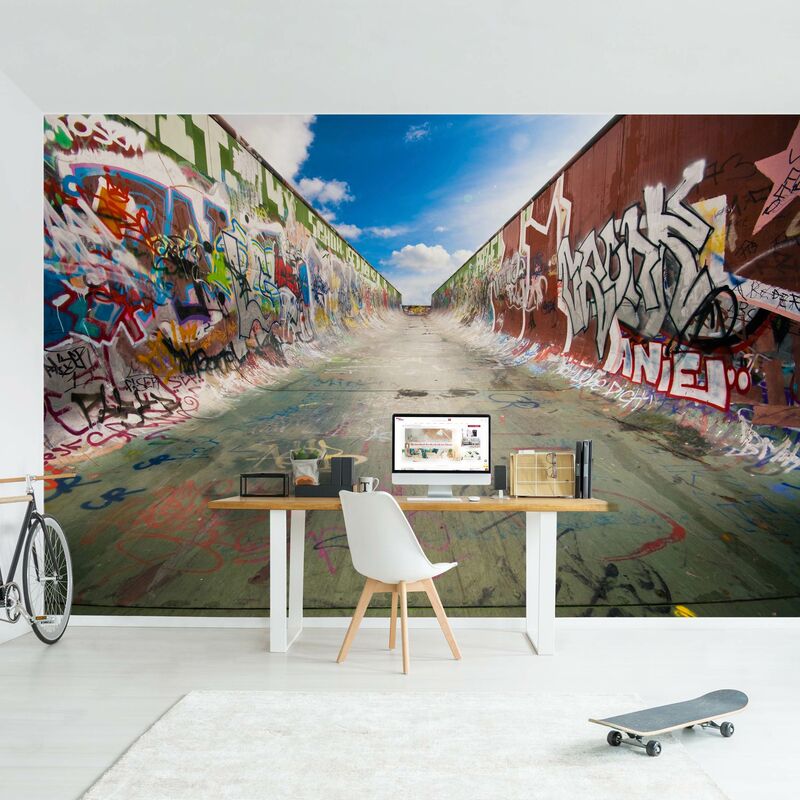Fotomural Premium - Skate Graffiti - Mural apaisado Dimensión LxA: 290cm x 432cm Material: Premium
Fotomural Premium - Skate Graffiti - Mural apaisado Dimensión LxA: 290cm x 432cm Material: Premium
