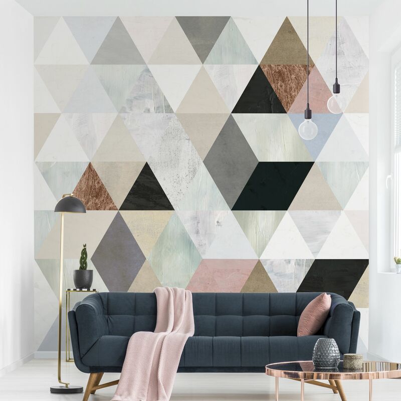 Fotomural Premium - Watercolor Mosaic With Triangles I - Mural cuadrado Dimensión LxA: 288cm x 288cm Material: Premium
Fotomural Premium - Watercolor Mosaic With Triangles I - Mural cuadrado Dimensión LxA: 288cm x 288cm Material: Premium