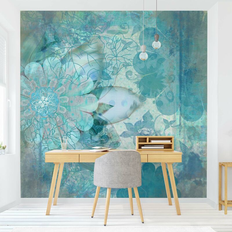 Fotomural Premium - Winter Flowers - Mural cuadrado Dimensión LxA: 192cm x 192cm Material: Premium 
Fotomural Premium - Winter Flowers - Mural cuadrado Dimensión LxA: 192cm x 192cm Material: Premium