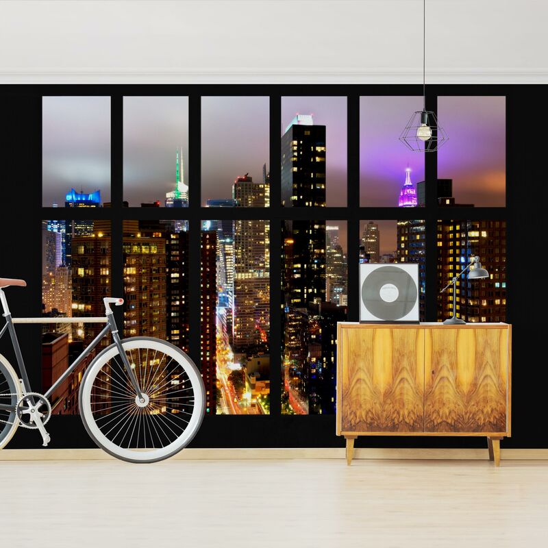 Fotomural - Window New York Moonlight - Mural apaisado Dimensión LxA: 320cm x 480cm
Fotomural - Window New York Moonlight - Mural apaisado Dimensión LxA: 320cm x 480cm