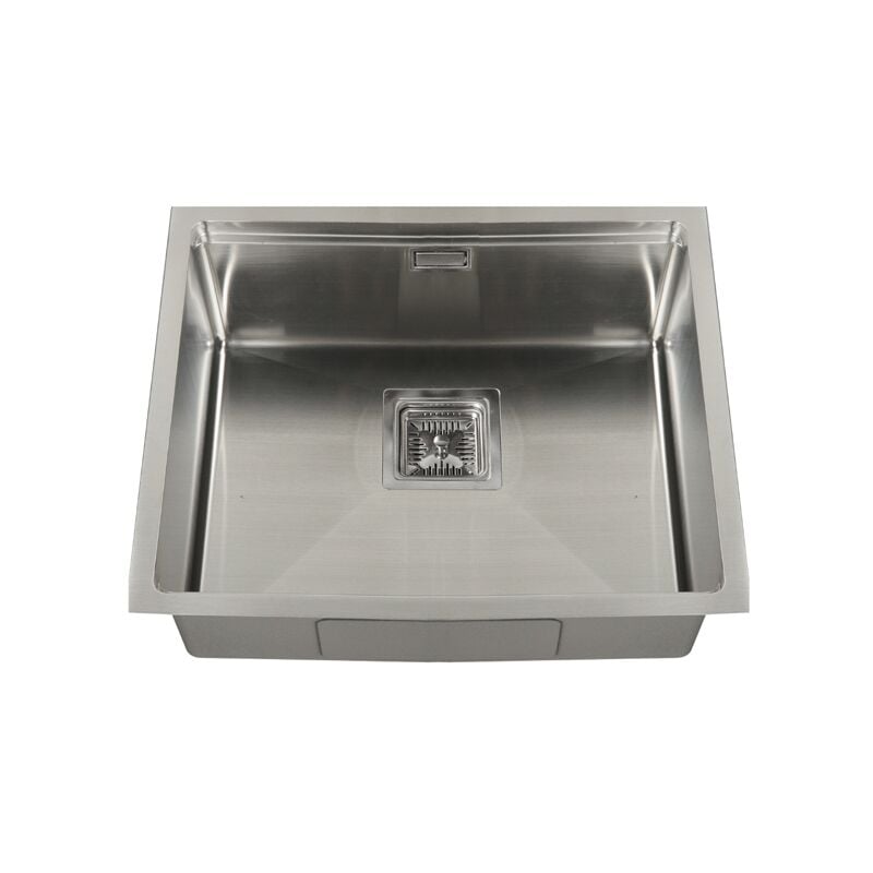Fregadero de un seno en inox Libia 54 cm(ancho) 44 cm(largo) Opción sin bandeja 
Fregadero de un seno en inox Libia 54 cm(ancho) 44 cm(largo) Opción sin bandeja