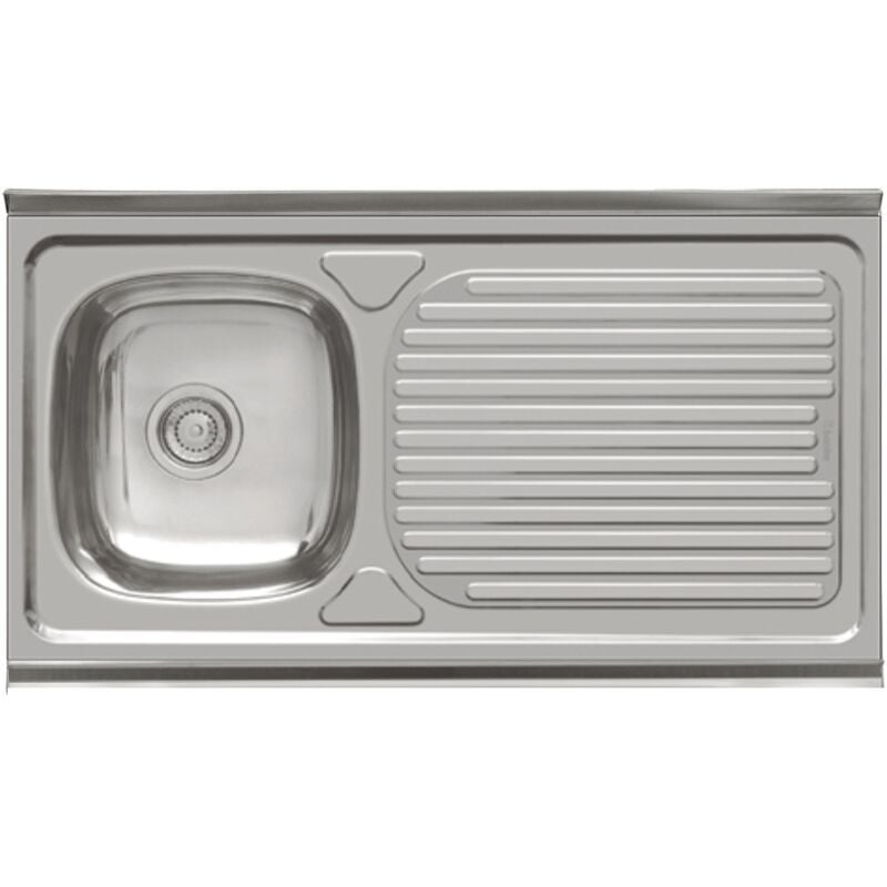 Fregadero para mueble con escurridor Hungría 100 cm(ancho)50 cm(largo) Opción Con orificio para grifo escurridor a la izqd.
Fregadero para mueble con escurridor Hungría 100 cm(ancho)50 cm(largo) Opción Con orificio para grifo escurridor a la izqd.