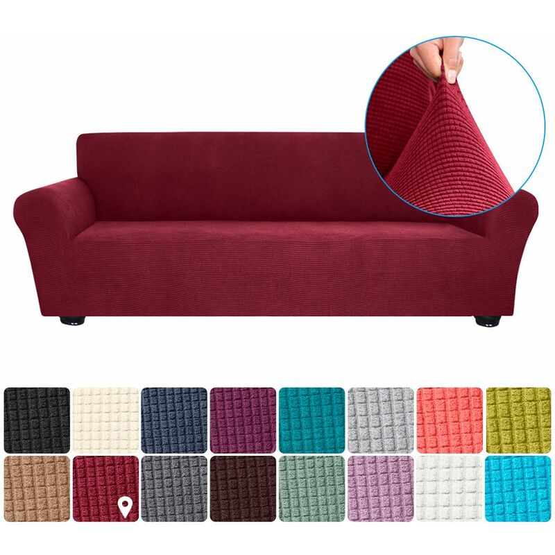 Funda elastica para sofa Funda de licra antideslizante Funda de sofa suave para sofa de 4 plazas Lavable para sala de estar Ninos Mascotas (Rojo vino)
Funda elastica para sofa Funda de licra antideslizante Funda de sofa suave para sofa de 4 plazas Lavable para sala de estar Ninos Mascotas (Rojo vino)