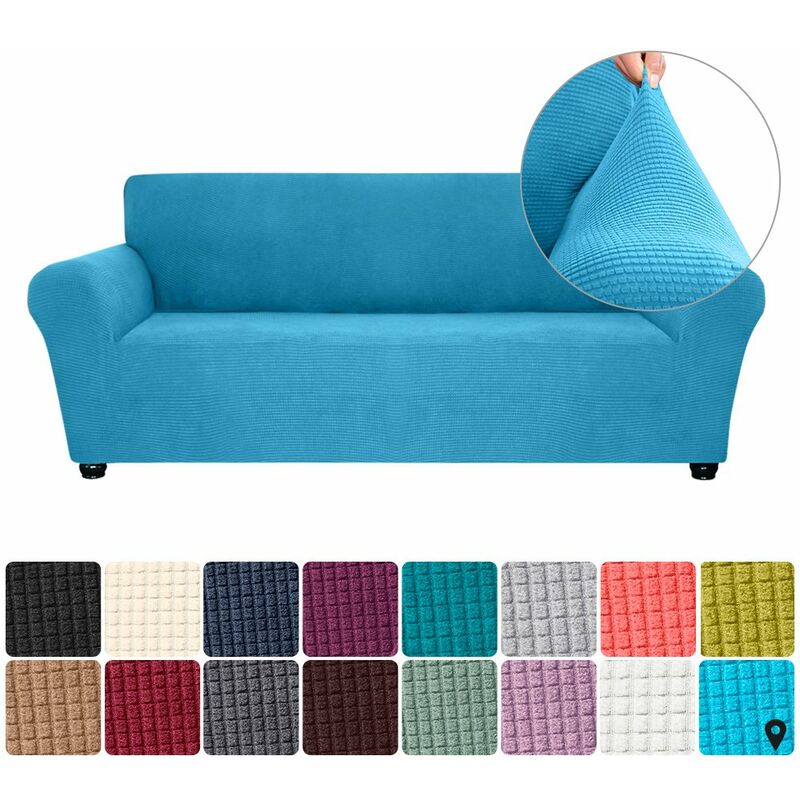 Funda elastica para sofa Funda de licra antideslizante para sofa suave Funda de sofa de 3 plazas lavable para sala de estar Ninos Mascotas (Azul
Funda elastica para sofa Funda de licra antideslizante para sofa suave Funda de sofa de 3 plazas lavable para sala de estar Ninos Mascotas (Azul