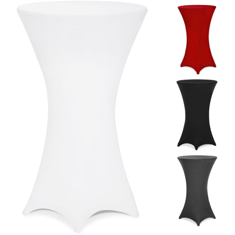 Funda elástica para mesa alta de pie bistro Ø 60-65 70-75 80-85 cm altura 120cm color a escoger Ø60 cm / blanco - Deuba
Funda elástica para mesa alta de pie bistro Ø 60-65 70-75 80-85 cm altura 120cm color a escoger Ø60 cm / blanco - Deuba