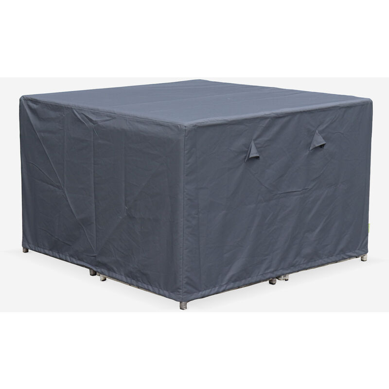 Cubierta protectora 112x112cm - cubierta cuadrada de poliéster para mesas de jardín Firenze 4, Vabo 8 - Gris oscuro
Cubierta protectora 112x112cm - cubierta cuadrada de poliéster para mesas de jardín Firenze 4, Vabo 8 - Gris oscuro