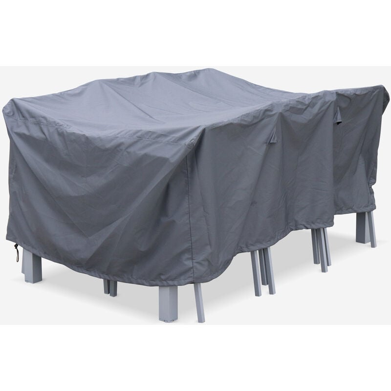 Funda protectora 175x124cm gris oscuro - Lona rectangular de poliéster recubierta de PA para mesas de jardín Chicago y Bérgamo - Gris oscuro
Funda protectora 175x124cm gris oscuro - Lona rectangular de poliéster recubierta de PA para mesas de jardín Chicago y Bérgamo - Gris oscuro