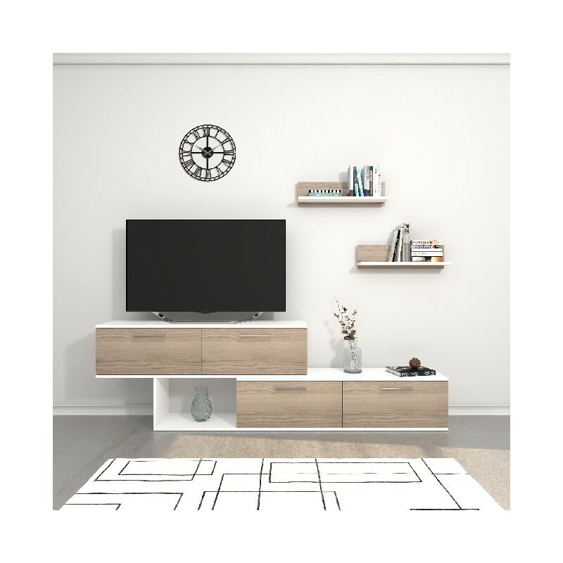 Gabinete de TV Antipodi - con Puertas, Estantes, Armarios - Salon - Blanco, Cordoba en Aglomerado de melamina, 200 x 30 x 60 cm
Gabinete de TV Antipodi - con Puertas, Estantes, Armarios - Salon - Blanco, Cordoba en Aglomerado de melamina, 200 x 30 x 60 cm