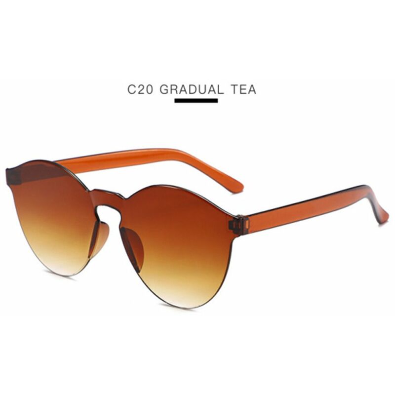 Gafas de sol de color caramelo transparentes de una sola pieza sin montura de estilo occidental para hombres y mujeres,El degradado drak brown
Gafas de sol de color caramelo transparentes de una sola pieza sin montura de estilo occidental para hombres y mujeres,El degradado drak brown