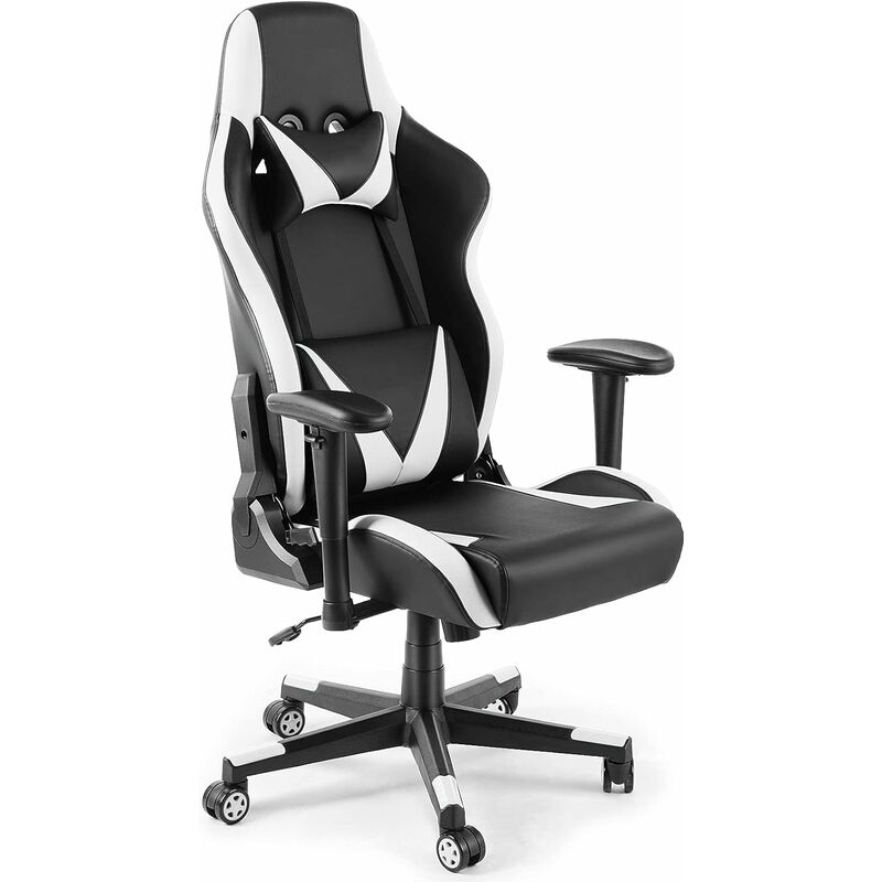 Gaming Stuhl ergonomischer Bürostuhl, höhenverstellbar Computerstuhl mit Kopfstütze, Professioneller Gaming Sessel Chair Drehstuhl, verstellbare
Gaming Stuhl ergonomischer Bürostuhl, höhenverstellbar Computerstuhl mit Kopfstütze, Professioneller Gaming Sessel Chair Drehstuhl, verstellbare
