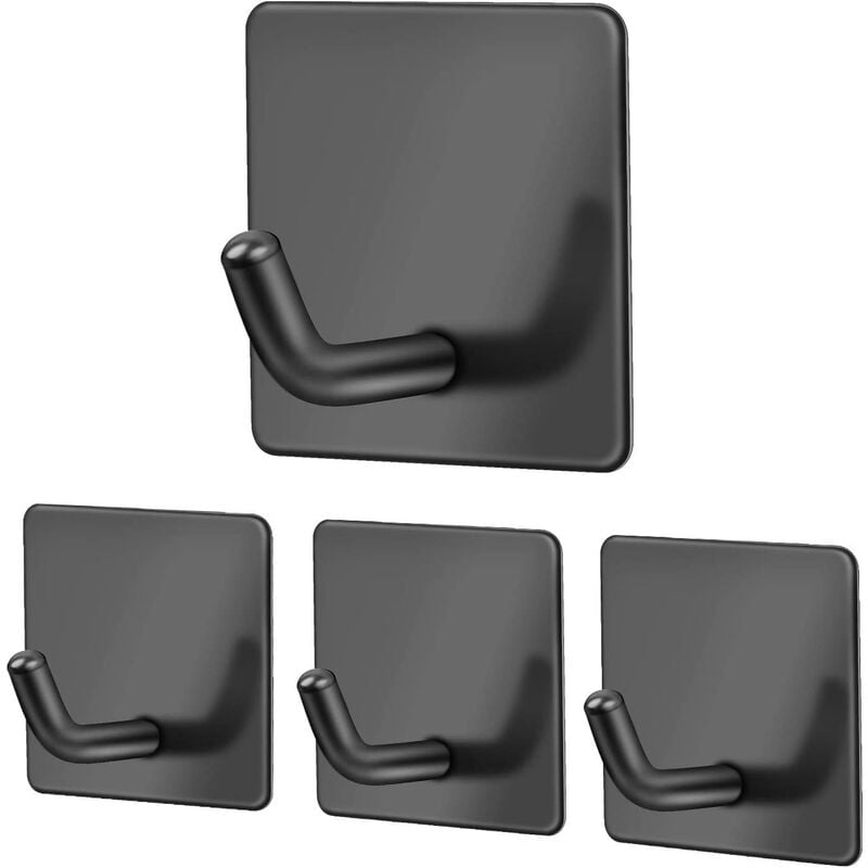 Abcrital - Gancho autoadhesivo de pared Autoadhesivo Negro Gancho de acero inoxidable Gancho adhesivo 4 piezas Gancho antioxidante e impermeable
Abcrital - Gancho autoadhesivo de pared Autoadhesivo Negro Gancho de acero inoxidable Gancho adhesivo 4 piezas Gancho antioxidante e impermeable