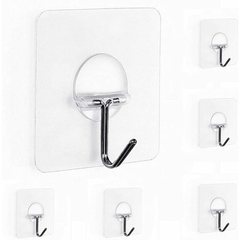 Abcrital - Ganchos para toallas, ganchos para cocina, adhesivos, transparentes, para pared, impermeables (paquete de 6)
Abcrital - Ganchos para toallas, ganchos para cocina, adhesivos, transparentes, para pared, impermeables (paquete de 6)