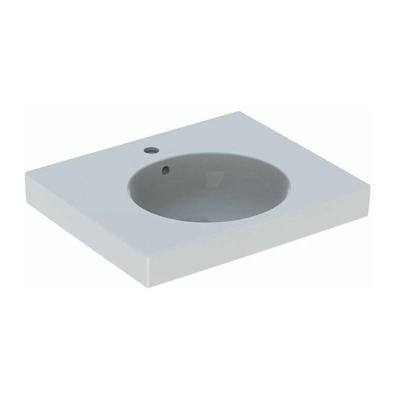 Geberit - Preciosa II Lavabo con repisa, 60x50cm, orificio para grifería en el centro, Blanco
Geberit - Preciosa II Lavabo con repisa, 60x50cm, orificio para grifería en el centro, Blanco