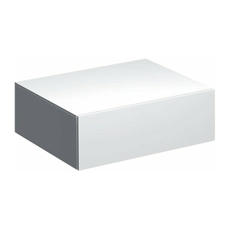Mueble lateral bajo Geberit Xeno² con un cajón: Ancho 58 cm, Alto 20 cm, Fondo 46,2 cm, Blanco / Lacado de alto brillo
Mueble lateral bajo Geberit Xeno² con un cajón: Ancho 58 cm, Alto 20 cm, Fondo 46,2 cm, Blanco / Lacado de alto brillo