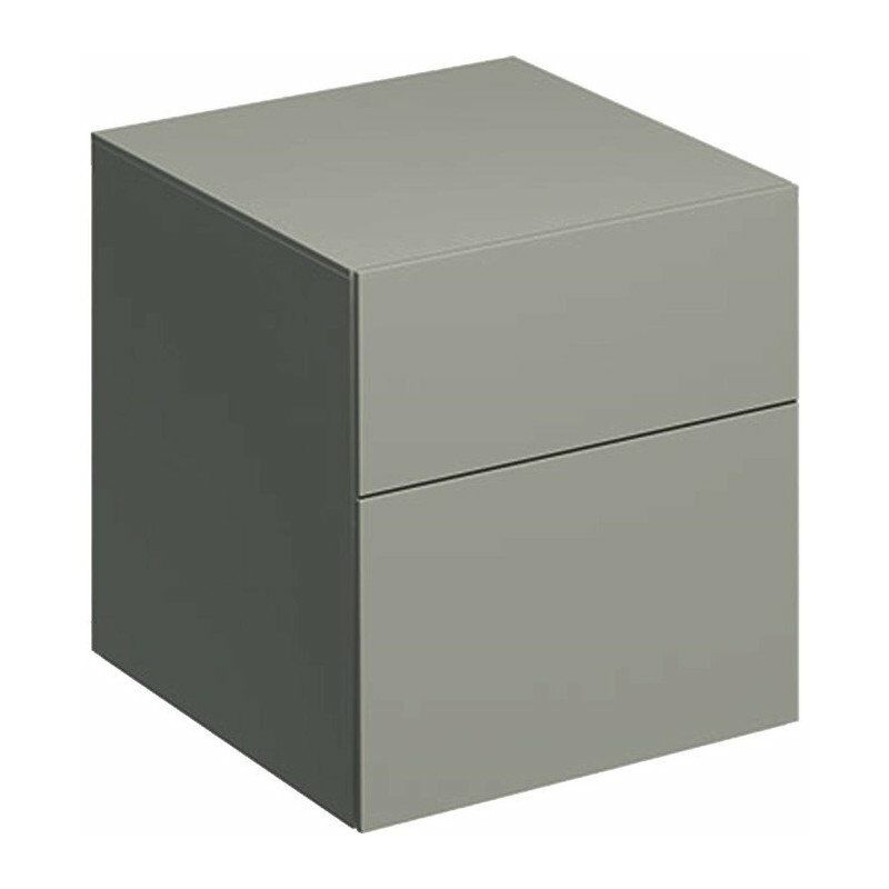 Mueble lateral bajo Geberit Xeno² con dos cajones: Ancho 45cm, Alto 51cm, Fondo 46,2cm, Lacado Greige / Matt
Mueble lateral bajo Geberit Xeno² con dos cajones: Ancho 45cm, Alto 51cm, Fondo 46,2cm, Lacado Greige / Matt
