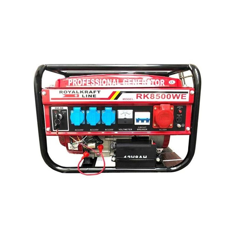 Royality Line - Generador De Corriente Eléctrico Profesional Grupo Electrógeno RK8500WE 3000W Manual
Royality Line - Generador De Corriente Eléctrico Profesional Grupo Electrógeno RK8500WE 3000W Manual