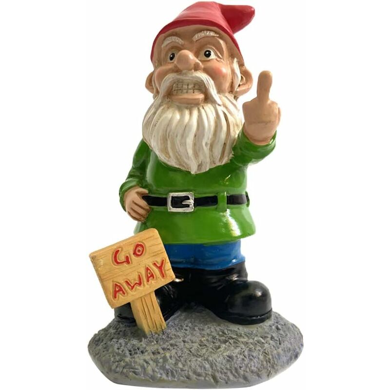 Abcrital - Gnomo de jardín, decoración de jardín divertida Hombre GNOME, dedo medio de gnomo de jardín, humor de gnomo de jardín, escultura de jardín
Abcrital - Gnomo de jardín, decoración de jardín divertida Hombre GNOME, dedo medio de gnomo de jardín, humor de gnomo de jardín, escultura de jardín