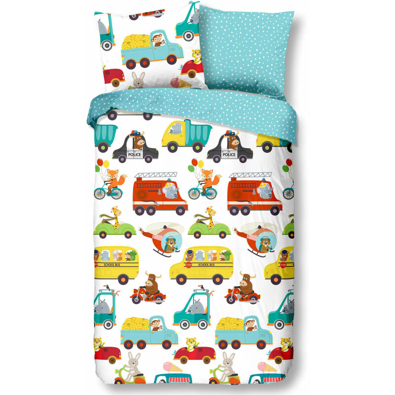 Funda edredón infantil TRAFFIC 140x200/220 cm multicolor - Multicolor - Good Morning
Funda edredón infantil TRAFFIC 140x200/220 cm multicolor - Multicolor - Good Morning
