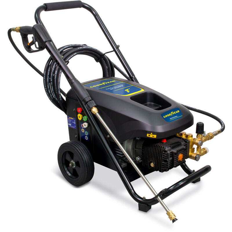 Hidrolimpiadora alta presión profesional 3700W electrica con cable, caudal máximo 642 l/h. Presión 180 bares. Con lanza regulable y lanza turbo y
Hidrolimpiadora alta presión profesional 3700W electrica con cable, caudal máximo 642 l/h. Presión 180 bares. Con lanza regulable y lanza turbo y