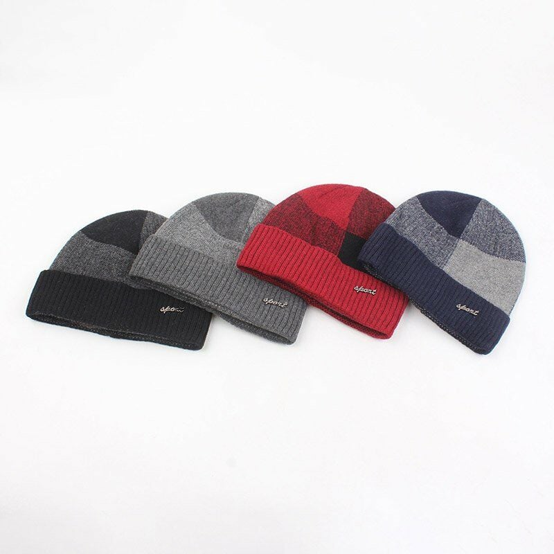 Happyshopping - Gorros de punto para hombre, gorro de invierno calido, vellones de felpa con forro de cupula, gorro de punto grueso, gorro de calle,
Happyshopping - Gorros de punto para hombre, gorro de invierno calido, vellones de felpa con forro de cupula, gorro de punto grueso, gorro de calle,