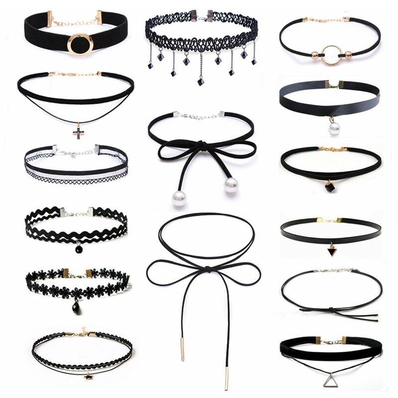 Happyshopping - Gotico Simple Decoracion Falso Collar Gargantilla Collar Combinacion Creatividad Conjunto Accesorio
Happyshopping - Gotico Simple Decoracion Falso Collar Gargantilla Collar Combinacion Creatividad Conjunto Accesorio