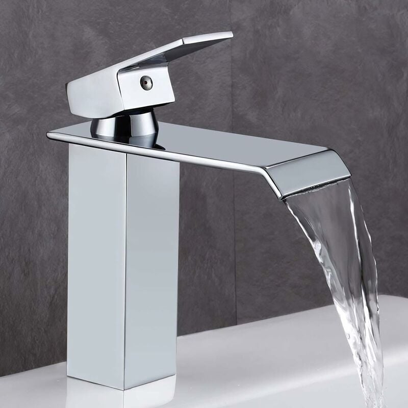 Grifo para inodoro grifo cascada de estilo moderno fabricado en latón cromado, válvula de cerámica, diseño en plano rectangular para un ahorro de
Grifo para inodoro grifo cascada de estilo moderno fabricado en latón cromado, válvula de cerámica, diseño en plano rectangular para un ahorro de
