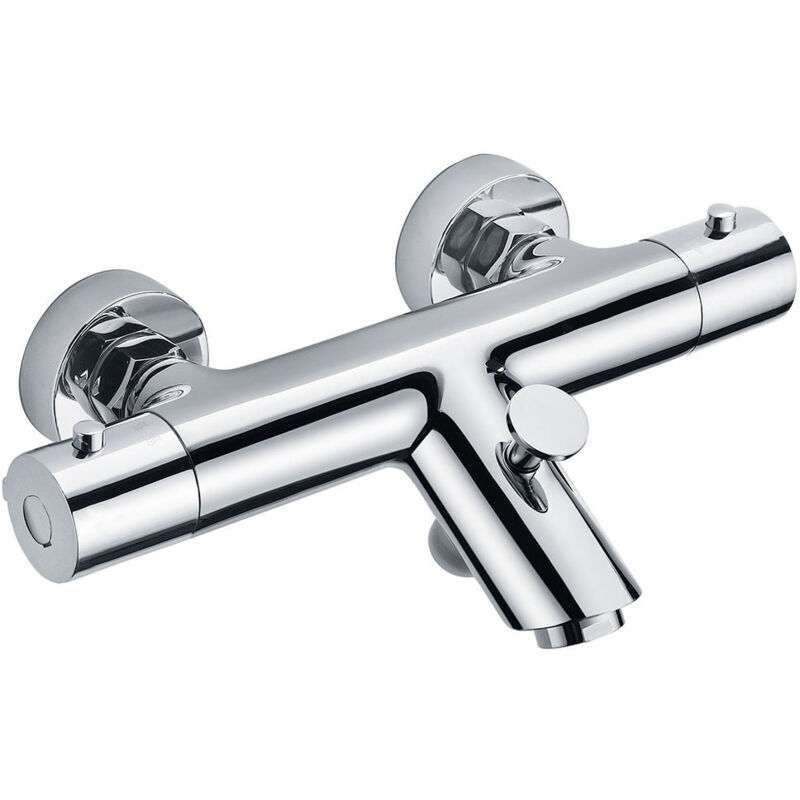 Llavisan - Grifo termostático para bañera BO manetas de latón. Fabricado en latón macizo y acabado en cromo brillo. Con botón de seguridad
Llavisan - Grifo termostático para bañera BO manetas de latón. Fabricado en latón macizo y acabado en cromo brillo. Con botón de seguridad