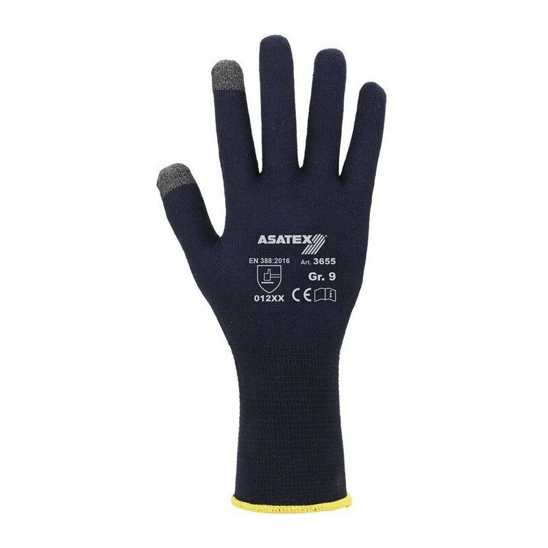 Guante de punto fino para smartphones y pantallas táctiles talla 6, azul oscuro (Por 12)
Guante de punto fino para smartphones y pantallas táctiles talla 6, azul oscuro (Por 12)