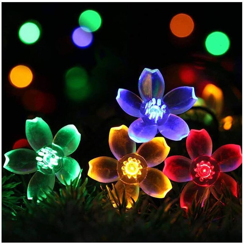 Guirnaldas de flores solares al aire libre a prueba de agua 23 pies 50 Decoraciones para árboles de Navidad con luz LED Jardín Patio Valla Patio
Guirnaldas de flores solares al aire libre a prueba de agua 23 pies 50 Decoraciones para árboles de Navidad con luz LED Jardín Patio Valla Patio