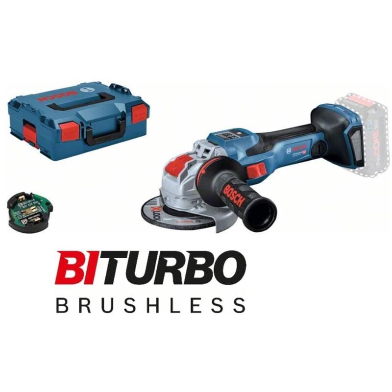 Bosch Amoladora angular a batería con X-LOCK GWX 18V-15 SC | sin batería sin cargador GCY 42 L-Boxx
Bosch Amoladora angular a batería con X-LOCK GWX 18V-15 SC | sin batería sin cargador GCY 42 L-Boxx