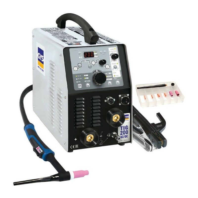 GYS - Equipo De Soldadura Tig Tig 200 Ac / Dc Hf Fv Con Accesorios 10-200 Para Refrenar.
GYS - Equipo De Soldadura Tig Tig 200 Ac / Dc Hf Fv Con Accesorios 10-200 Para Refrenar.