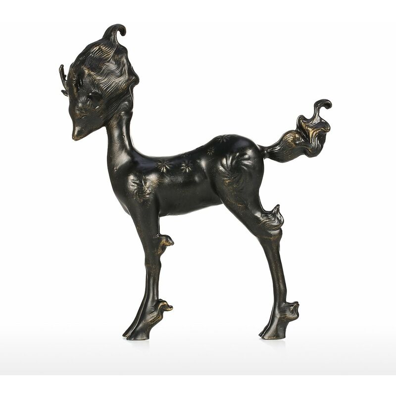 Tooarts - Hada ciervo pacifico ciervo escultura modelo estatuilla estatua decoracion esculturas de animales salvajes como regalos,Bronce oscuro
Tooarts - Hada ciervo pacifico ciervo escultura modelo estatuilla estatua decoracion esculturas de animales salvajes como regalos,Bronce oscuro