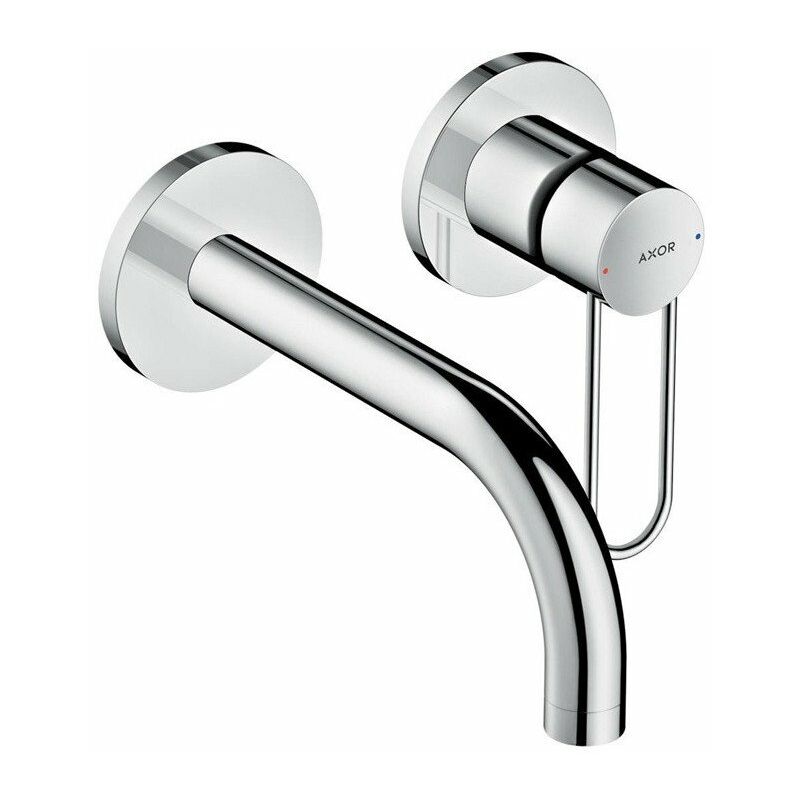 Hansgrohe - con lavabo empotrado de pared, caño de 165 mm, desagüe libre de latón pulido
Hansgrohe - con lavabo empotrado de pared, caño de 165 mm, desagüe libre de latón pulido
