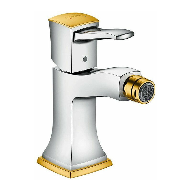 Hansgrohe - con manija de bidé, con tirador y desagüe automático en aspecto cromado / dorado
Hansgrohe - con manija de bidé, con tirador y desagüe automático en aspecto cromado / dorado